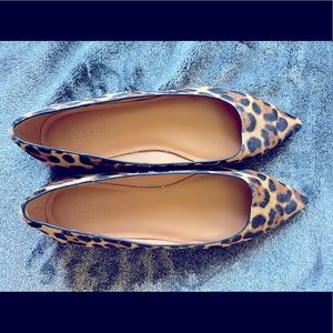 Leopard 🐆 Pointed leather flats